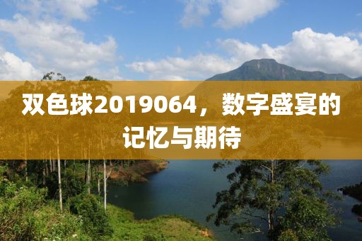 双色球2019064，数字盛宴的记忆与期待