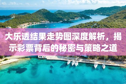 大乐透结果走势图深度解析，揭示彩票背后的秘密与策略之道