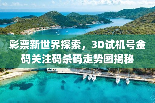 彩票新世界探索，3D试机号金码关注码杀码走势图揭秘